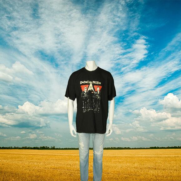 Y2K Depeche Mode Delta Machine World Tour 2013 Band T Shirt Tee XL - Picture 2 of 6